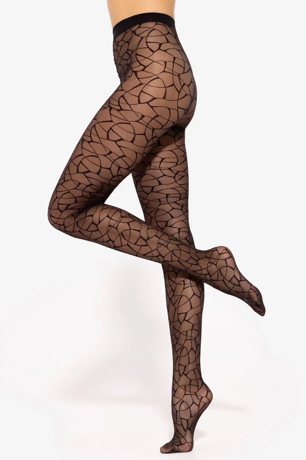 Rajstopy Model Mosaica 01 20 DEN Nero - Gatta - obrazek 2