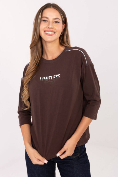 Bluzka Model RV-BZ-A826.89 Dark Brown - Relevance