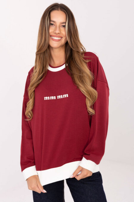 Bluza Damska Model RV-BZ-A878.51 Bordo - Relevance