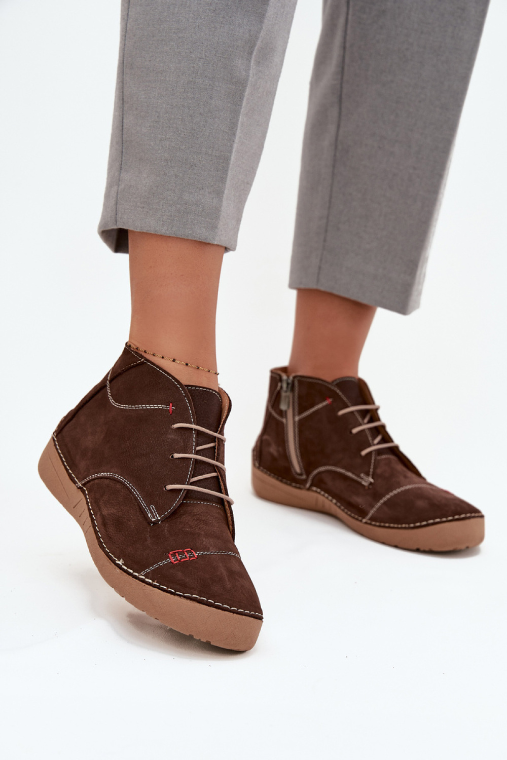 Półbuty Model Artiker 57C2117 Brown - Step in style