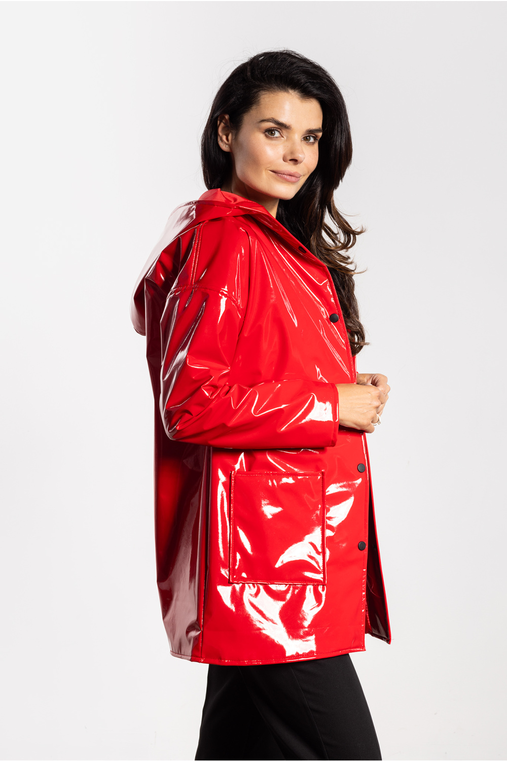 Kurtka Damska Model A754 Red - awama - obrazek 2