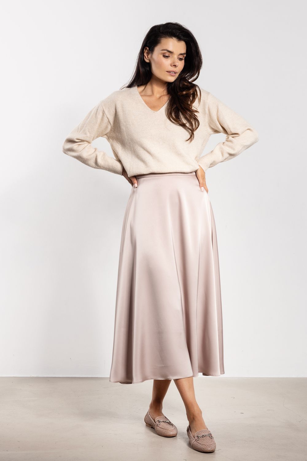 Spódnica Model A739 Beige - awama