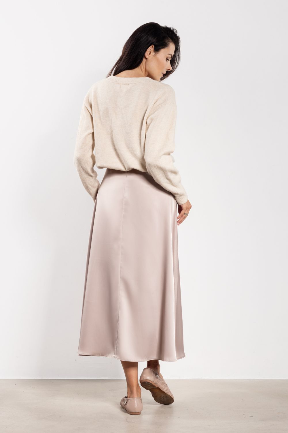 Spódnica Model A739 Beige - awama - obrazek 3