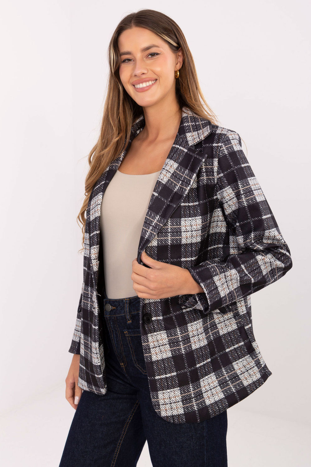 Marynarka Model MI-MA-4195.18 Black - Rue Paris - obrazek 2