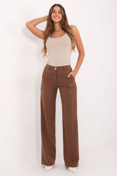 Spodnie Damskie Model LK-SP-510012.01 Brown - Lakerta