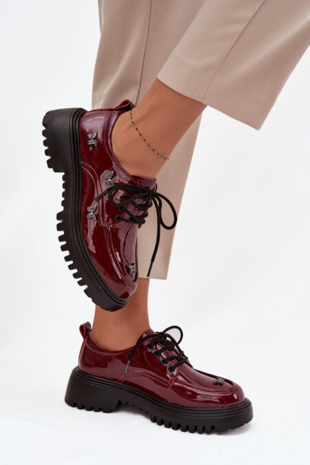 Półbuty Model Artiker 57C0336 Bordo - Step in style