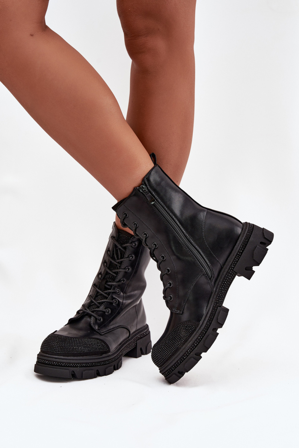 Workery Model S.Barski HY42-982 Black - Step in style - obrazek 3