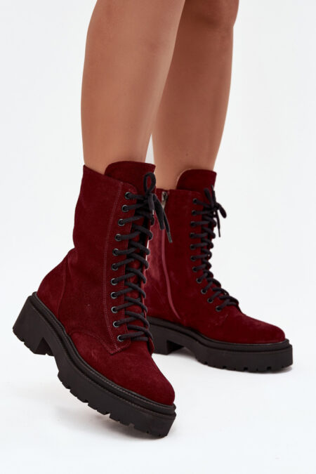 Workery Model Zazoo 4213 Bordo - Step in style