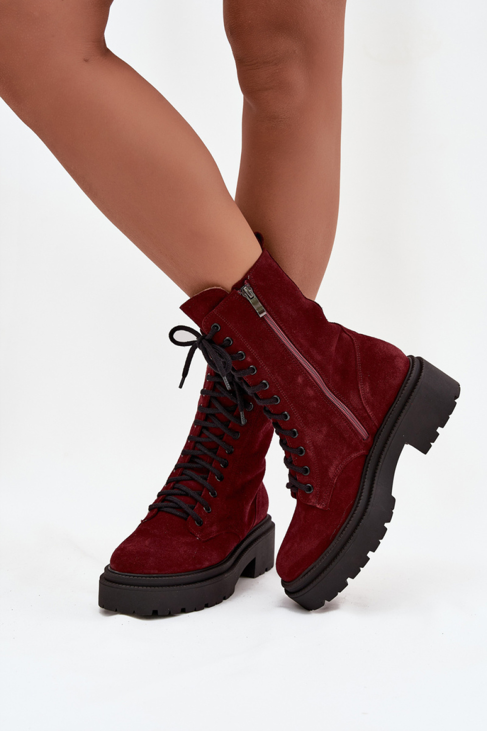 Workery Model Zazoo 4213 Bordo - Step in style - obrazek 3