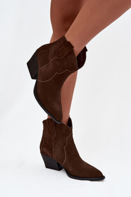 Botki Model Beretta NC1338KP Czekolada - Step in style