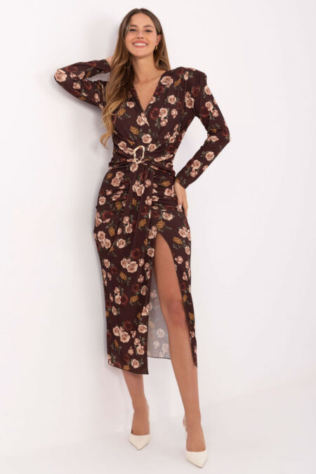 Sukienka Model IT-SK-21625-2.28 Brown - Italy Moda