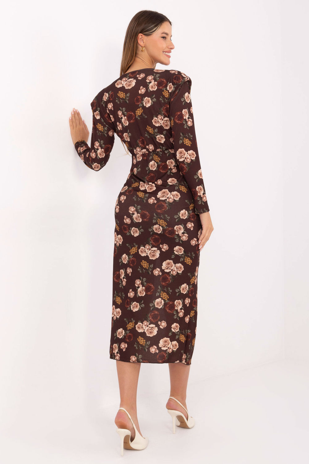 Sukienka Model IT-SK-21625-2.28 Brown - Italy Moda - obrazek 3
