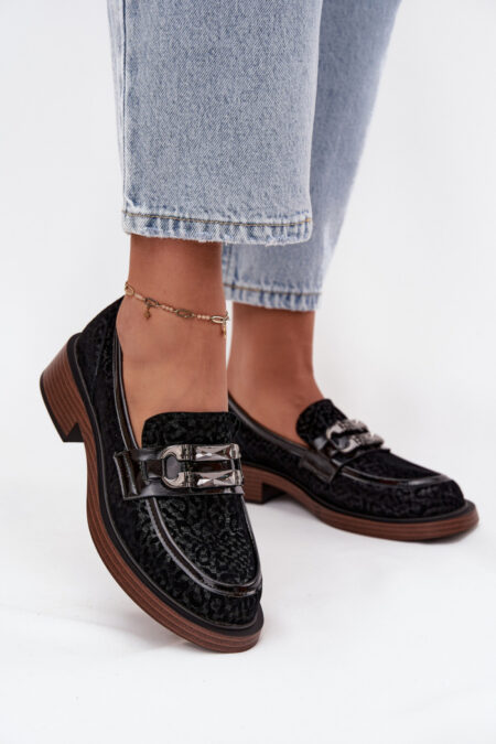 Mokasyny Model DA MR52-176 Black - Step in style