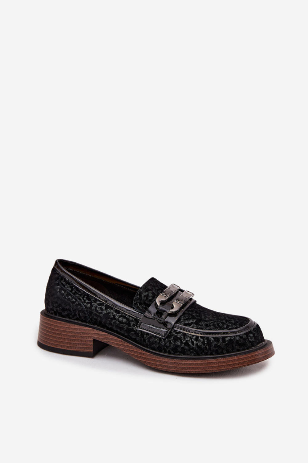 Mokasyny Model DA MR52-176 Black - Step in style - obrazek 2
