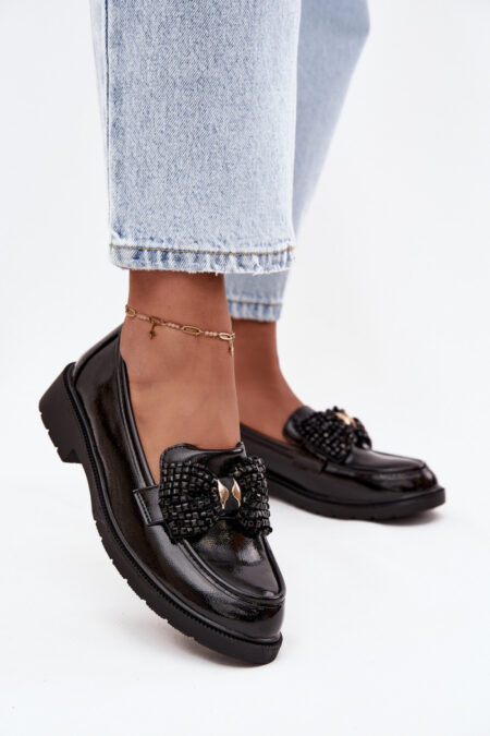 Mokasyny Model S.Barski HY52-319A Black - Step in style