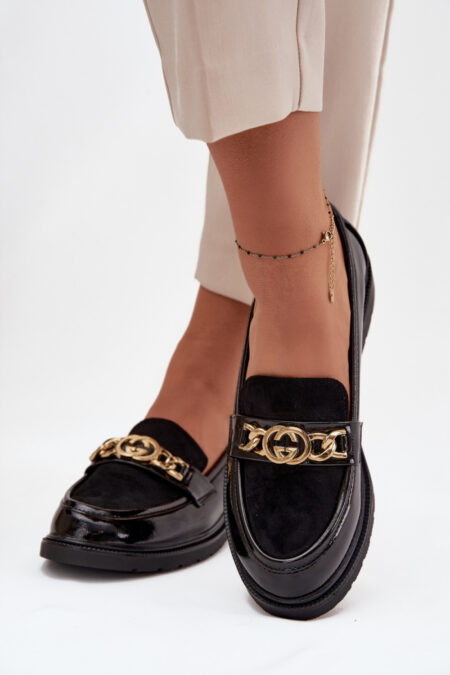 Mokasyny Model S.Barski HY52-540 Black - Step in style