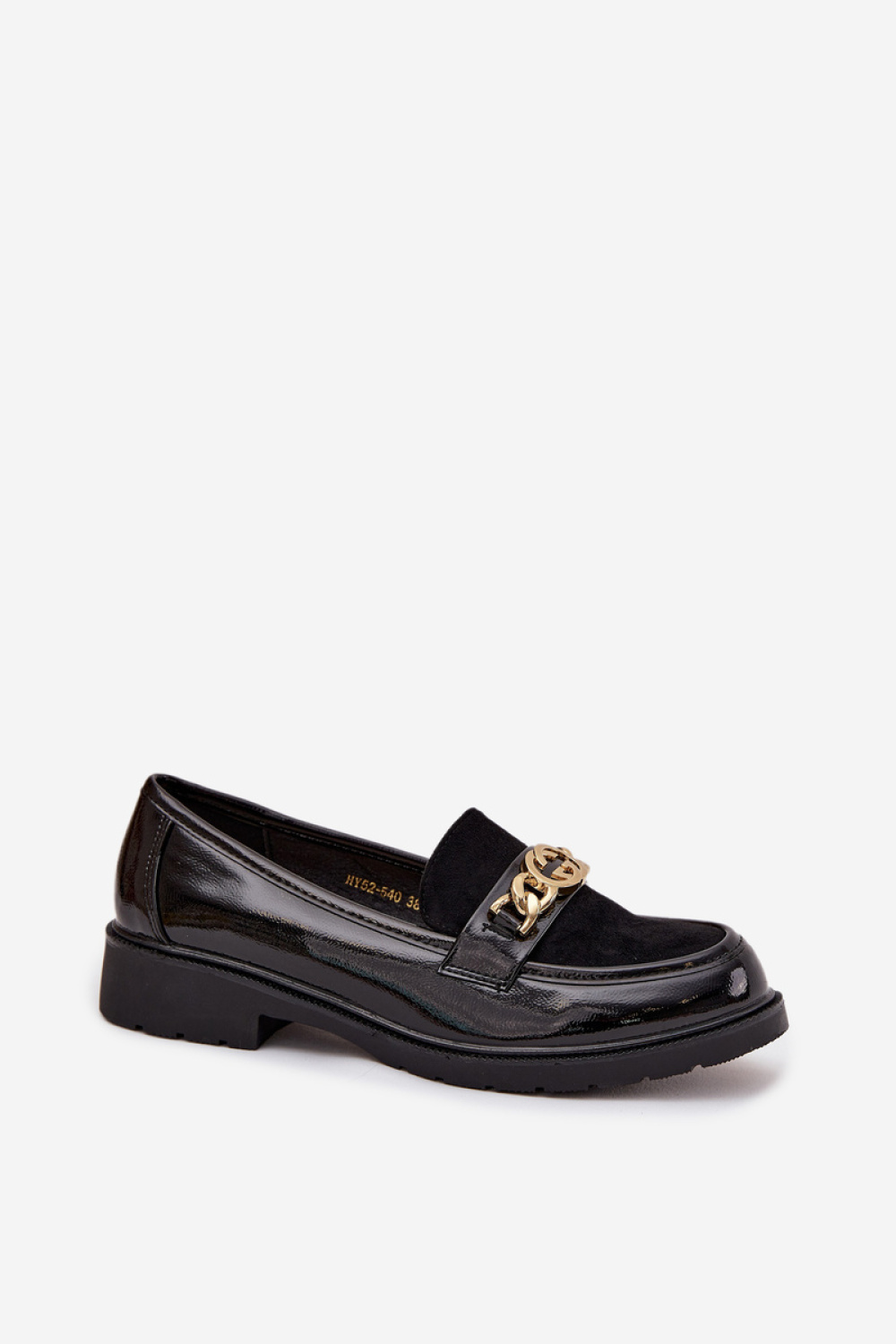 Mokasyny Model S.Barski HY52-540 Black - Step in style - obrazek 2