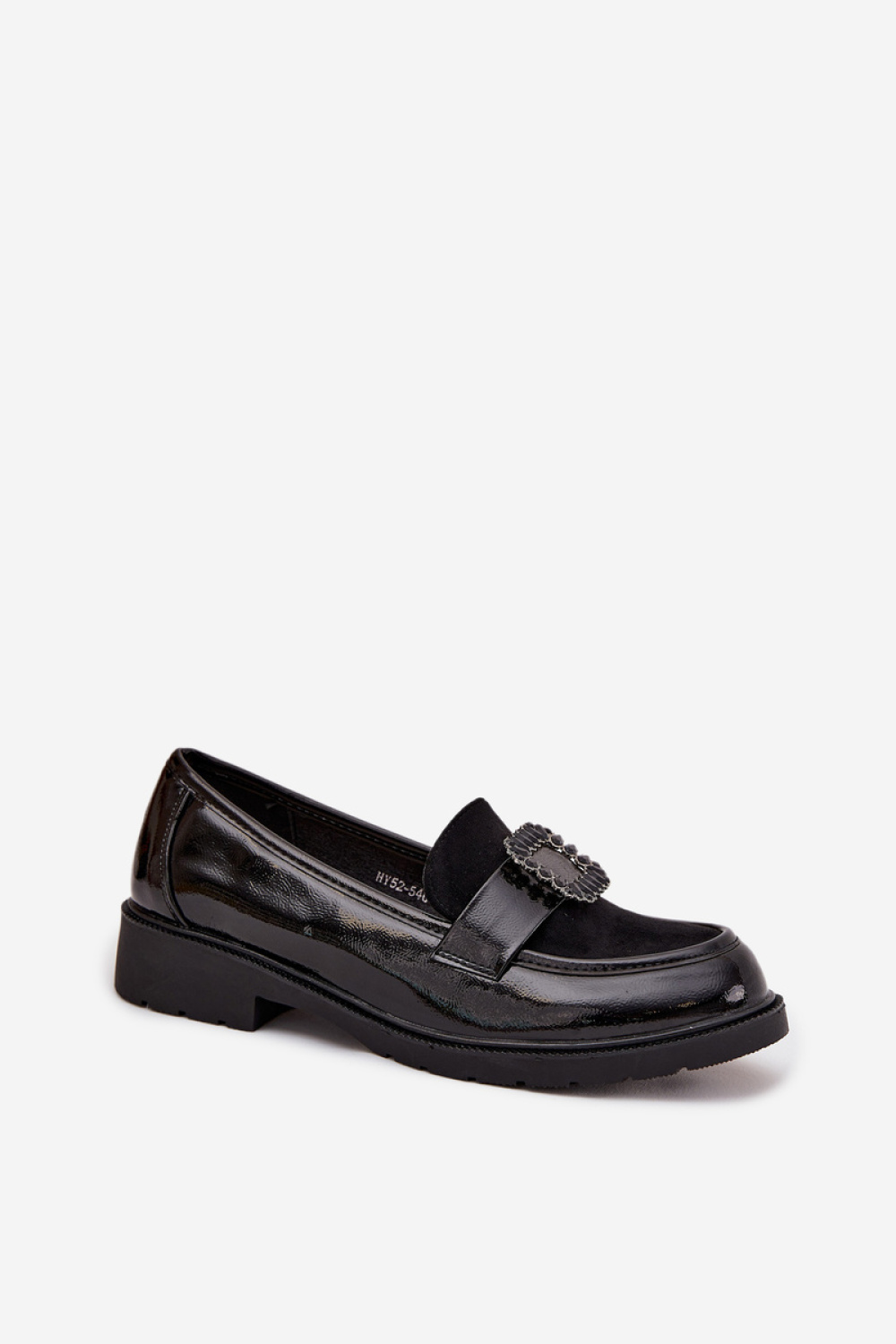 Mokasyny Model S.Barski HY52-546 Black - Step in style - obrazek 2