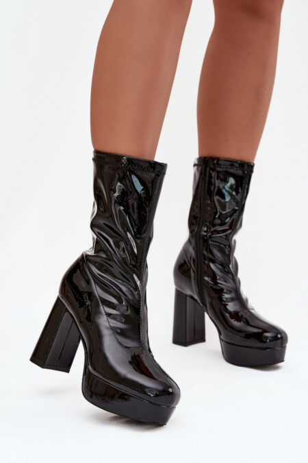 Botki Model Calvessa NS590P Black - Step in style