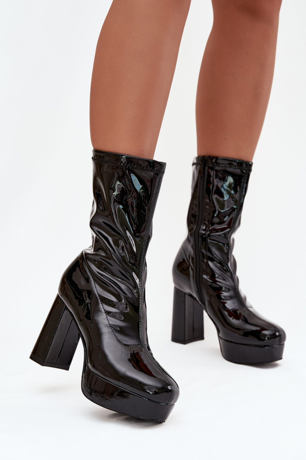 Botki Model Calvessa NS590P Black - Step in style