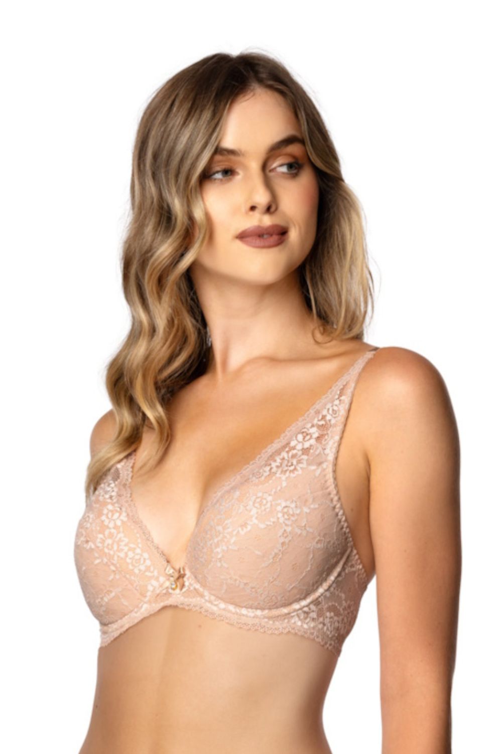Biustonosz push up Biustonosz Push-up Model Sonnet M-4001/11/1 Beige - Mat - obrazek 3
