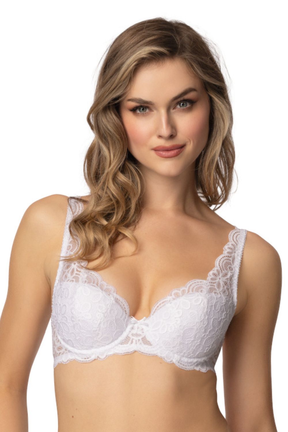 Biustonosz push up Biustonosz Push-up Model Roma M-4052/11 White - Mat - obrazek 3