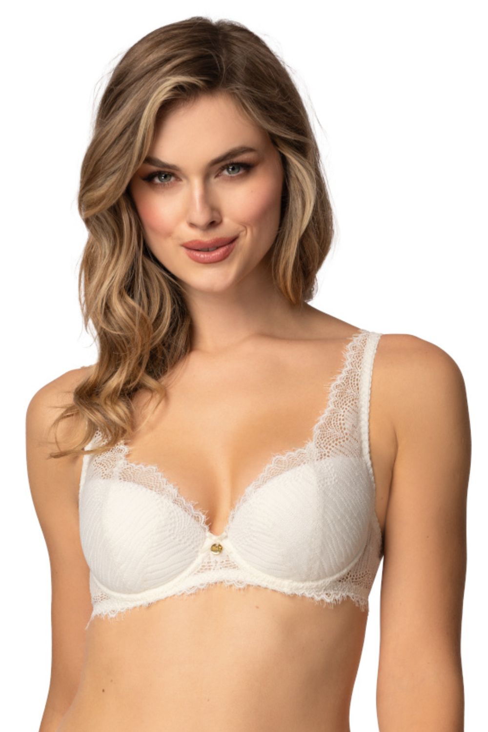 Biustonosz push up Biustonosz Push-up Model Solei M-4053/11 Milk - Mat - obrazek 3
