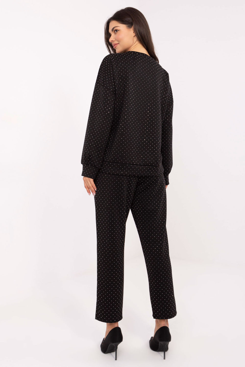 Spodnie Komplet Model IT-KMPL-21718.27P Black - Rue Paris - obrazek 3
