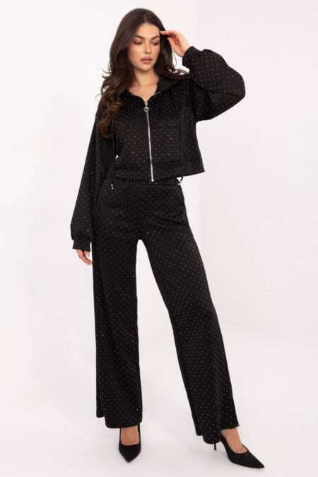 Spodnie Komplet Model IT-KMPL-21709.18 Black - Rue Paris