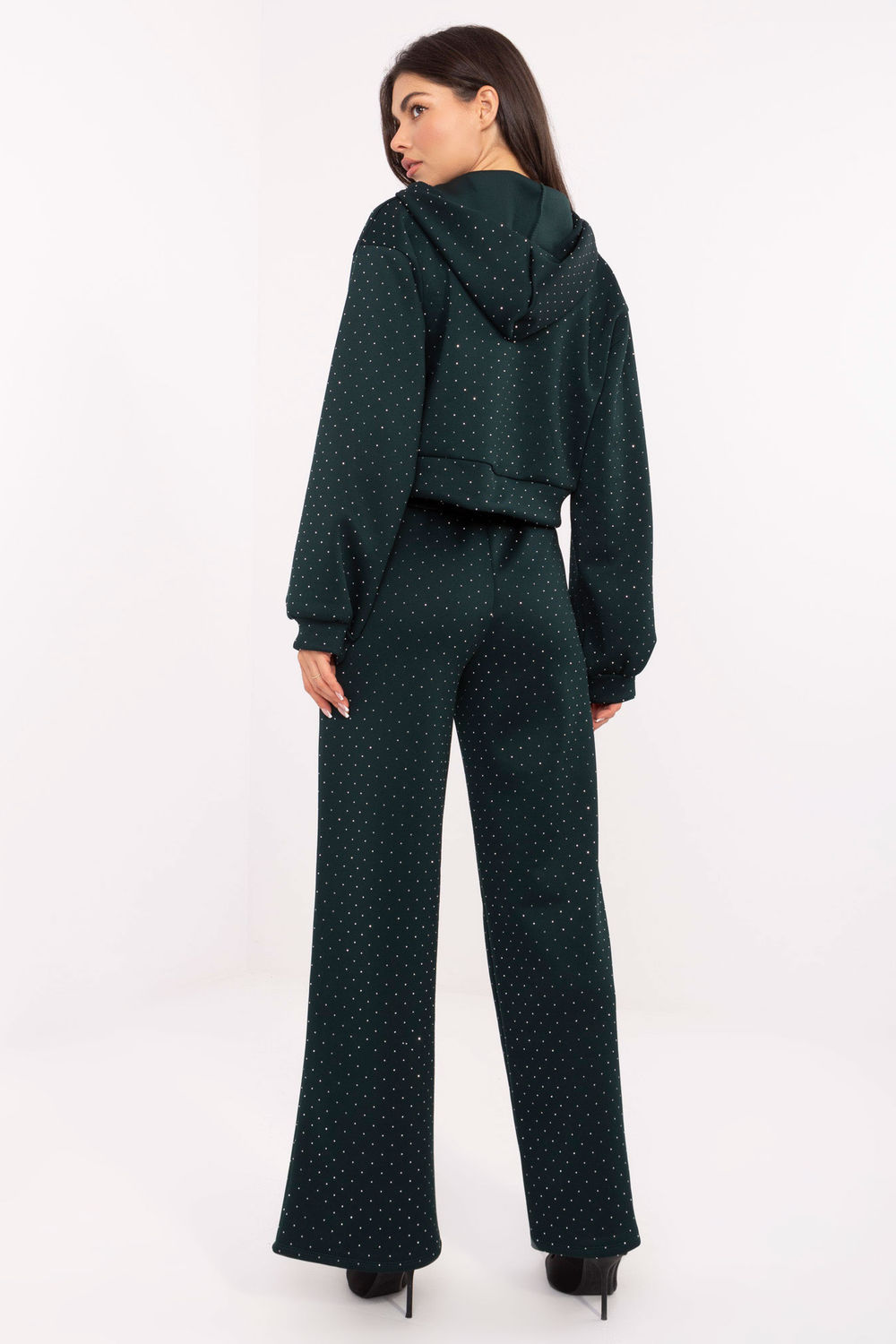 Spodnie Komplet Model IT-KMPL-21709.18 Dark Green - Rue Paris - obrazek 3