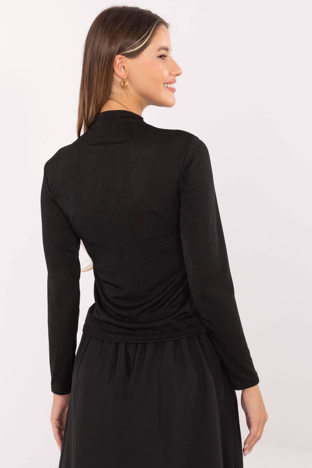 Bluzka Model IT-BZ-15368.03 Black - Rue Paris - obrazek 3