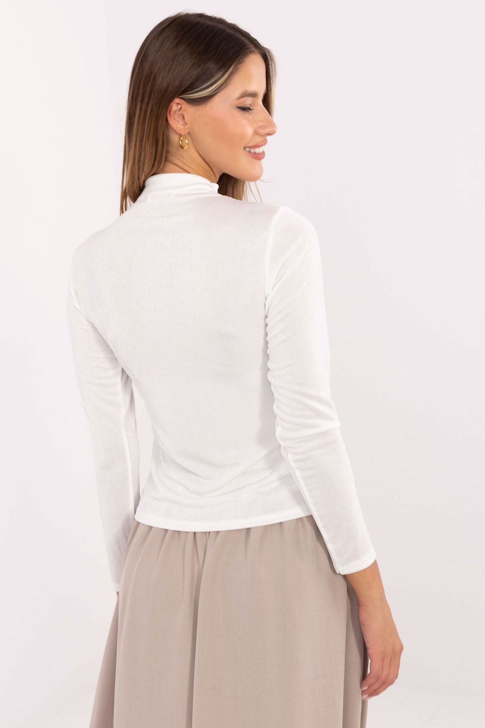 Bluzka Model IT-BZ-15368.03 Ecru - Rue Paris - obrazek 3