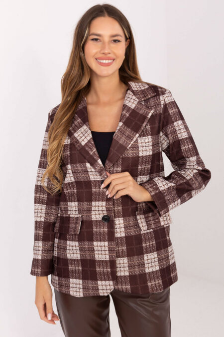 Marynarka Model MI-MA-4195.18 Brown - Rue Paris