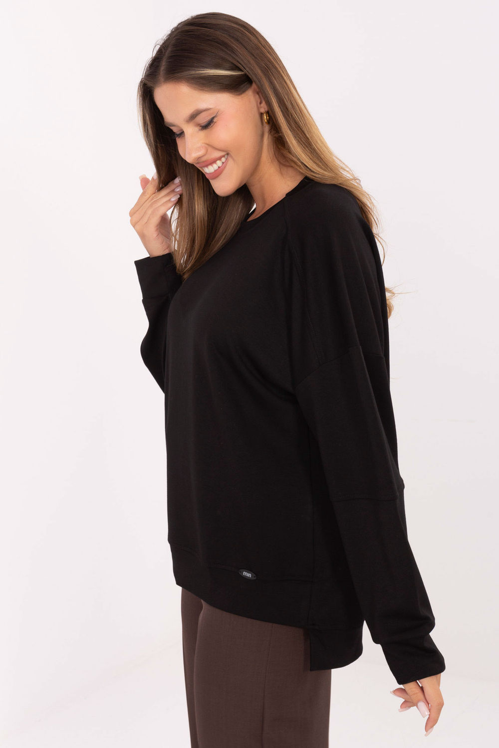 Bluza Damska Model RV-BZ-A906.59 Black - Relevance - obrazek 2