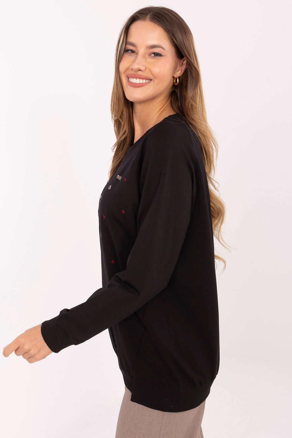 Bluza Damska Model RV-BZ-A876.52 Black - Relevance - obrazek 2