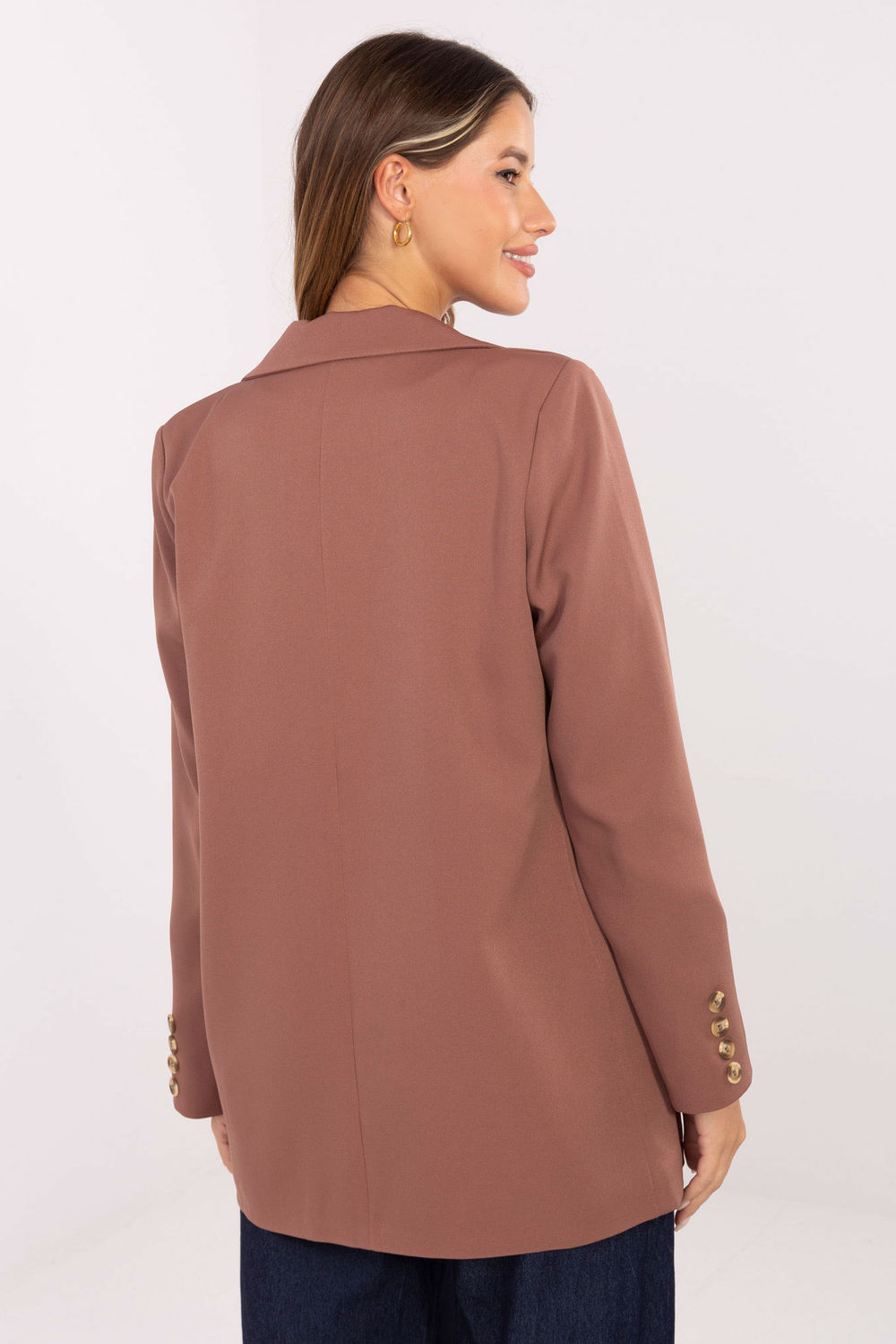 Marynarka Model LK-MA-509956.04 Light Brown - Lakerta - obrazek 3