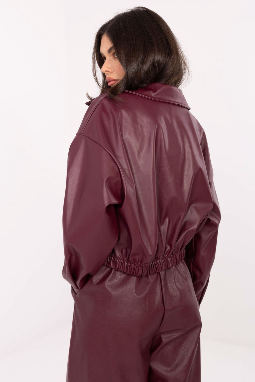 Kurtka Damska Model IT-KR-FL9707.34 Bordo - Rue Paris - obrazek 3