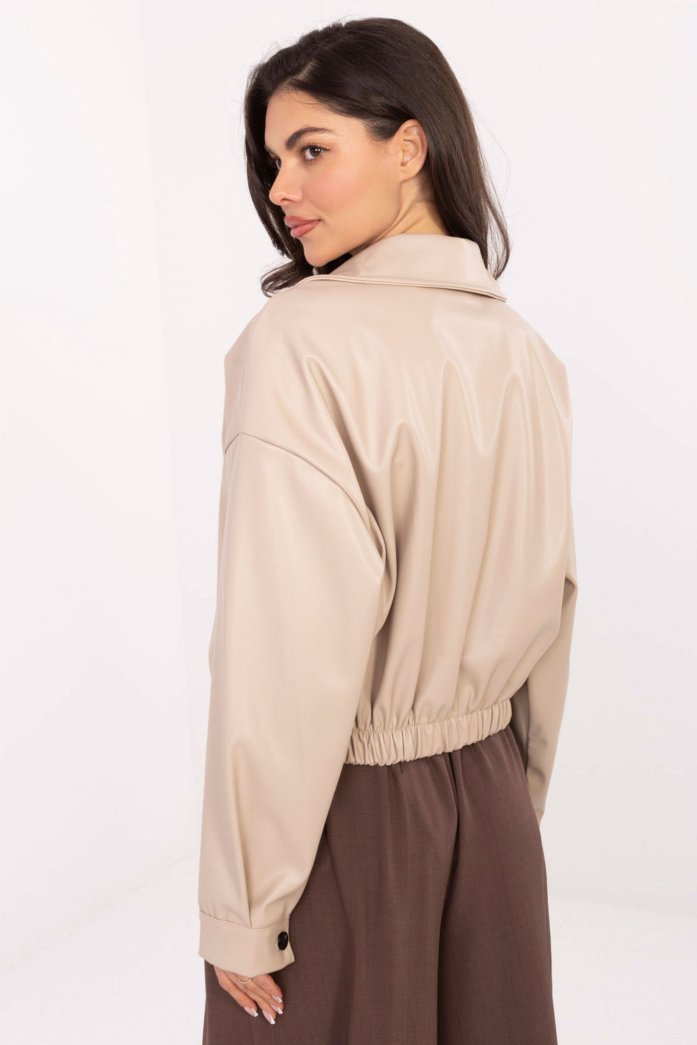 Kurtka Damska Model IT-KR-FL9707.34 Light Beige - Rue Paris - obrazek 3