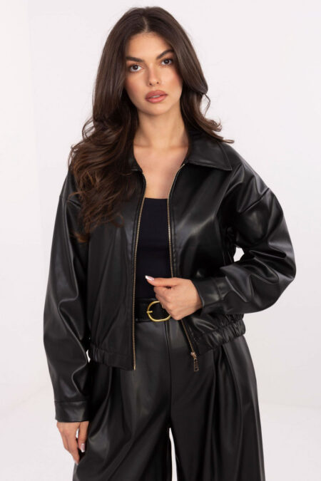 Kurtka Damska Model IT-KR-FL9707.34 Black - Rue Paris