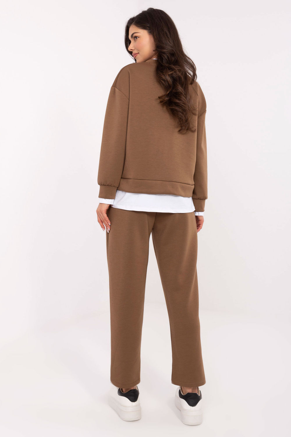 Spodnie Komplet Model IT-KMPL-9237.76 Camel - Rue Paris - obrazek 3