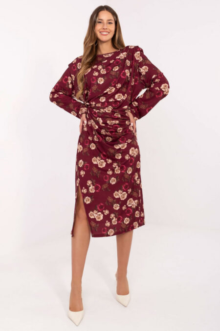 Sukienka Model IT-SK-20057-1.02 Bordo - Rue Paris