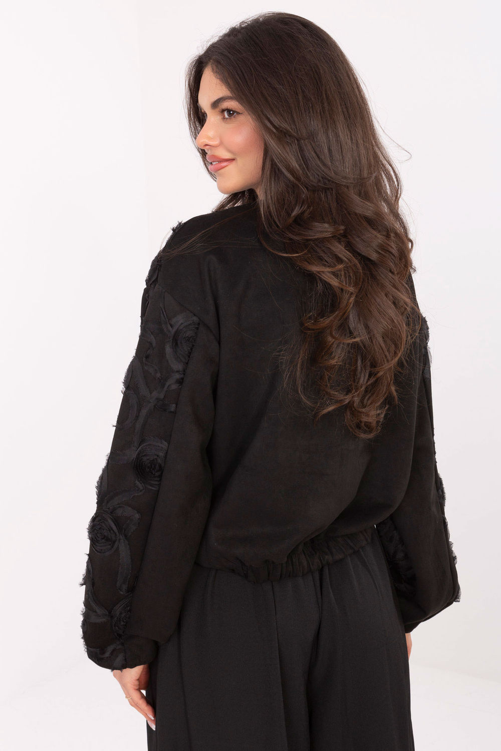 Kurtka Damska Model IT-KR-5776.66 Black - Rue Paris - obrazek 3