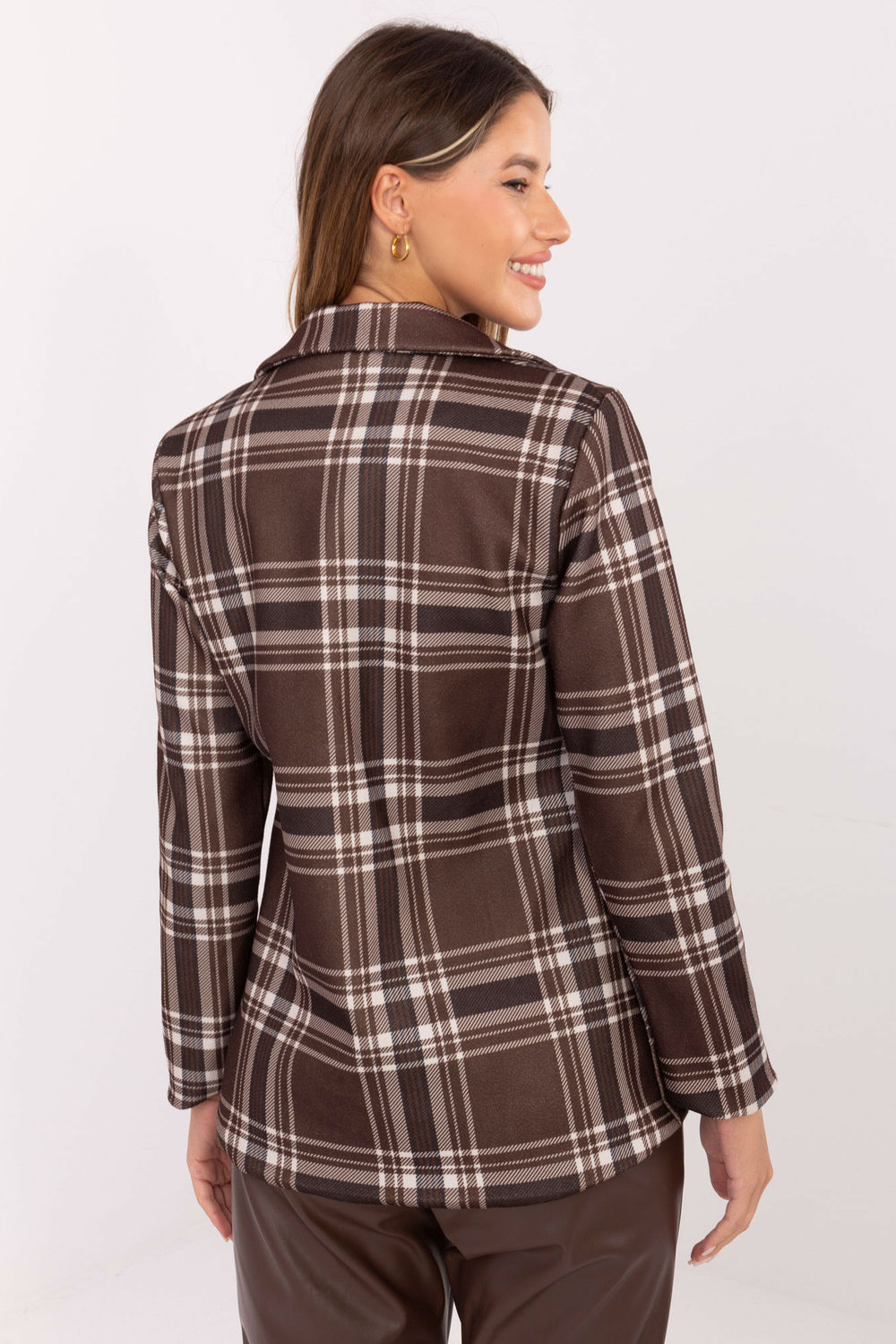 Marynarka Model MI-MA-3262.32 Brown - Rue Paris - obrazek 3