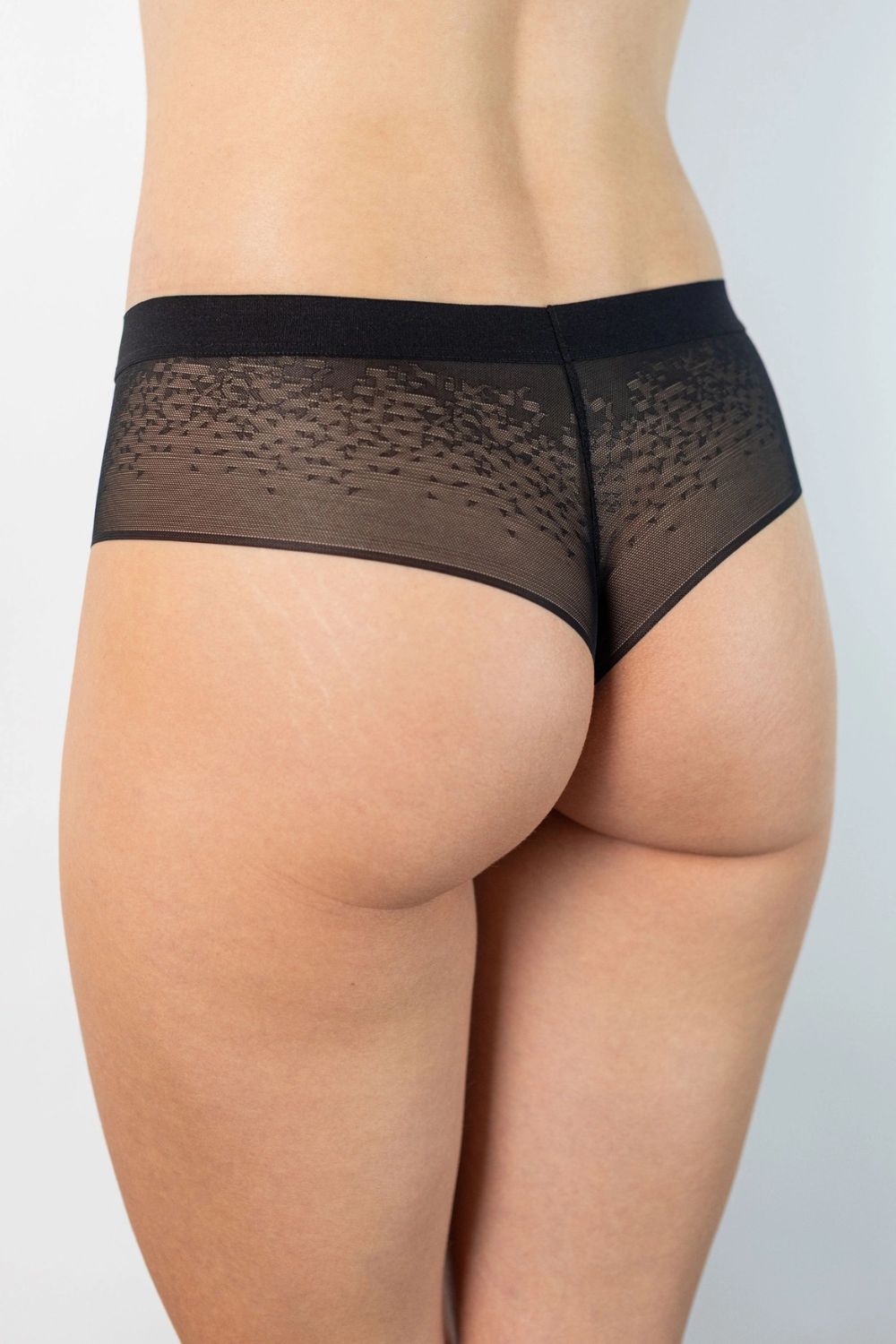 Komplet Stringi Model Hela 3pack S Black - Gorteks - obrazek 3