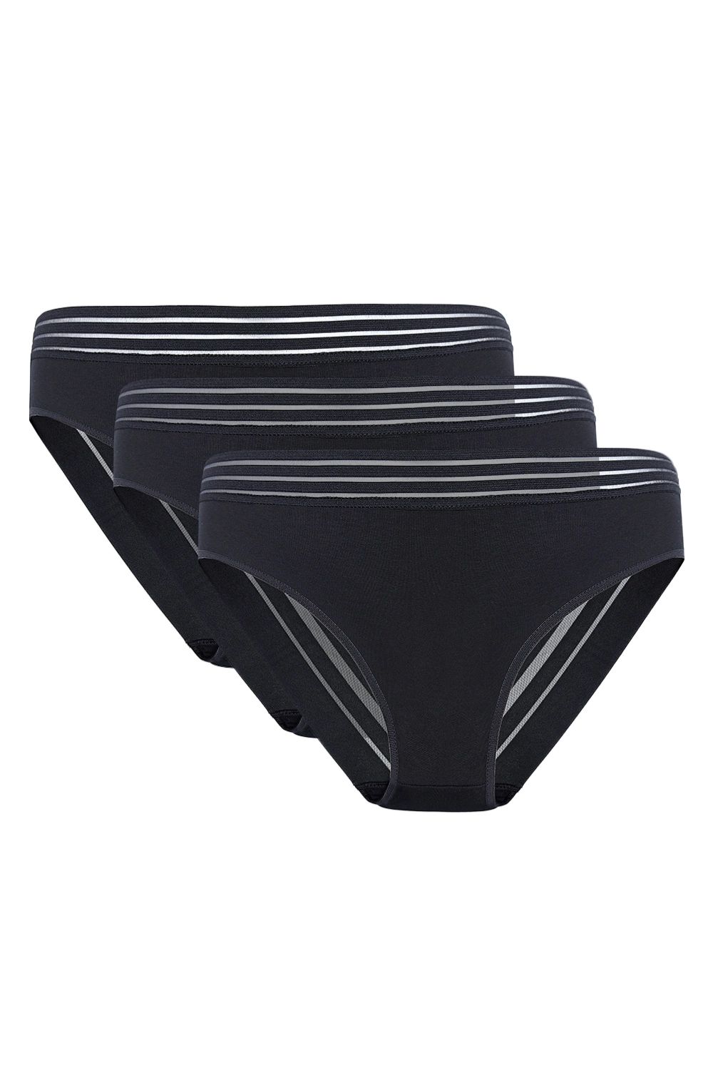 Komplet Figi Model Mela 3pack F Black - Gorteks
