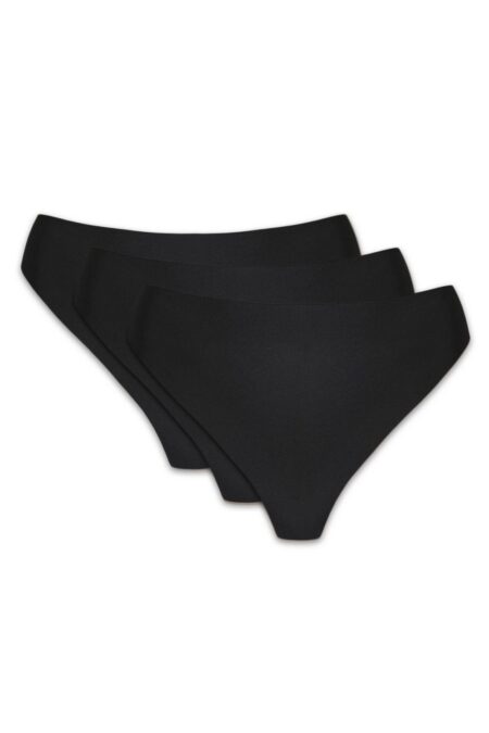 Komplet Stringi Model Blanca 3pack S Black - Gorteks