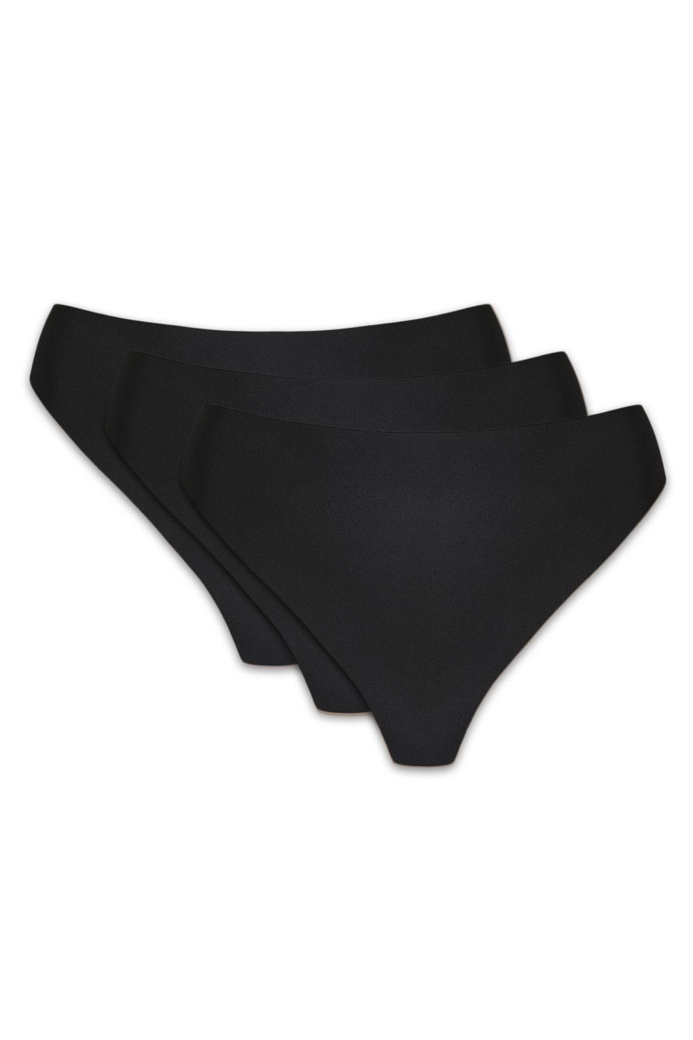 Komplet Stringi Model Blanca 3pack S Black - Gorteks