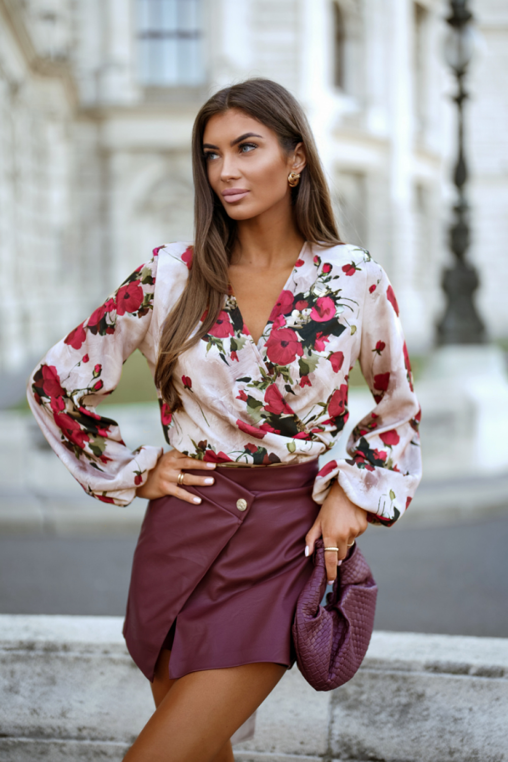 Bluzka Model Tulla 404828153 Vintage Rose - LaBalancia