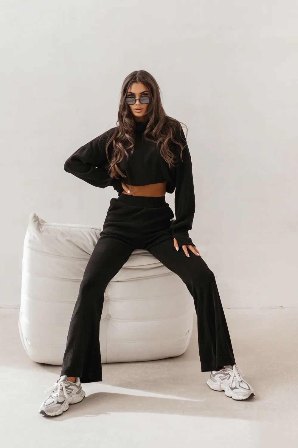 Spodnie Komplet Model Priah 404847006 Black - LaBalancia - obrazek 2