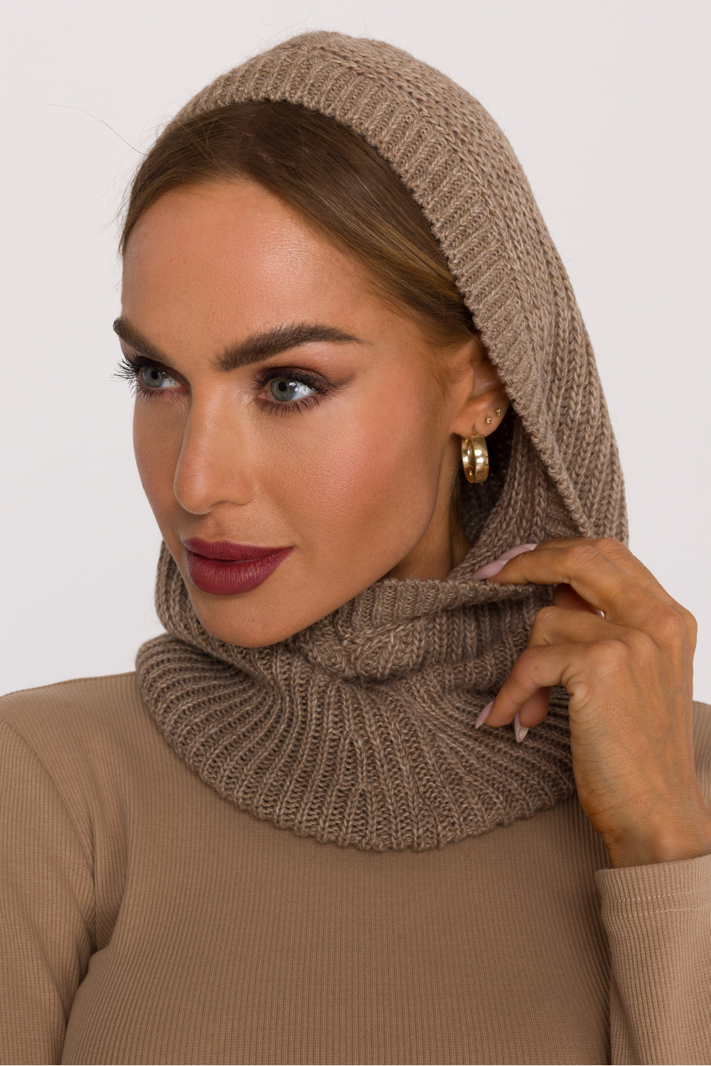Balaklawa Model MOE899 Beige - Moe - obrazek 2